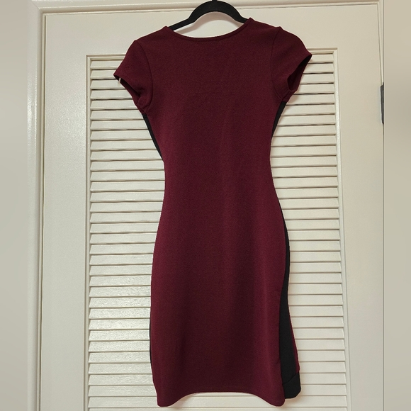 Almost Famous - Crave Fame Striped Ruched Cocktail Dress - Picture 2 of 4